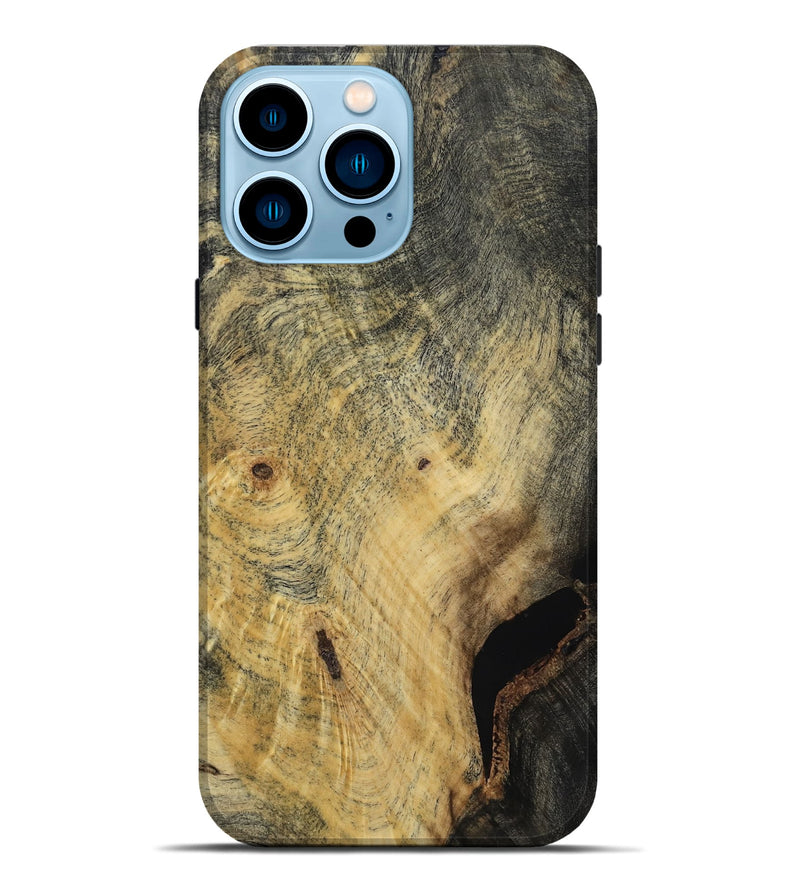 iPhone 14 Pro Max Wood Live Edge Phone Case - Kyaire (Wood Burl, 817855)