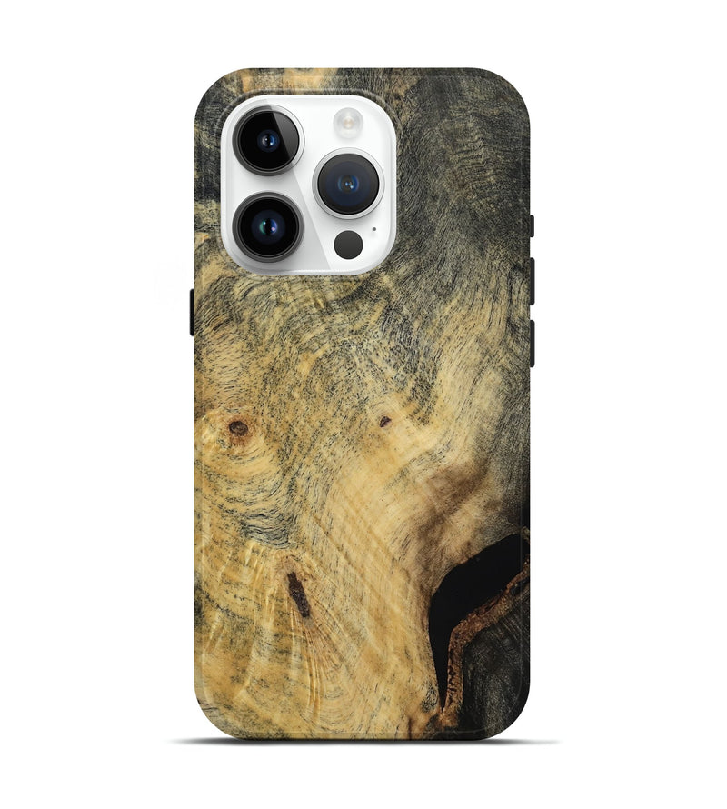 iPhone 15 Pro Wood Live Edge Phone Case - Kyaire (Wood Burl, 817855)