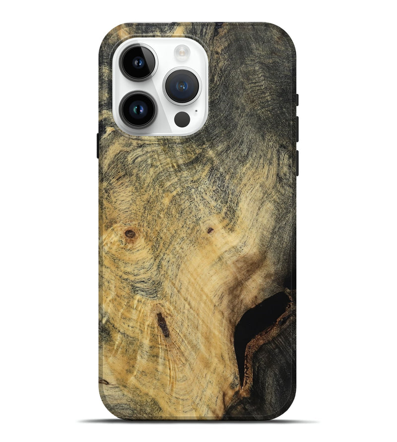 iPhone 15 Pro Max Wood Live Edge Phone Case - Kyaire (Wood Burl, 817855)
