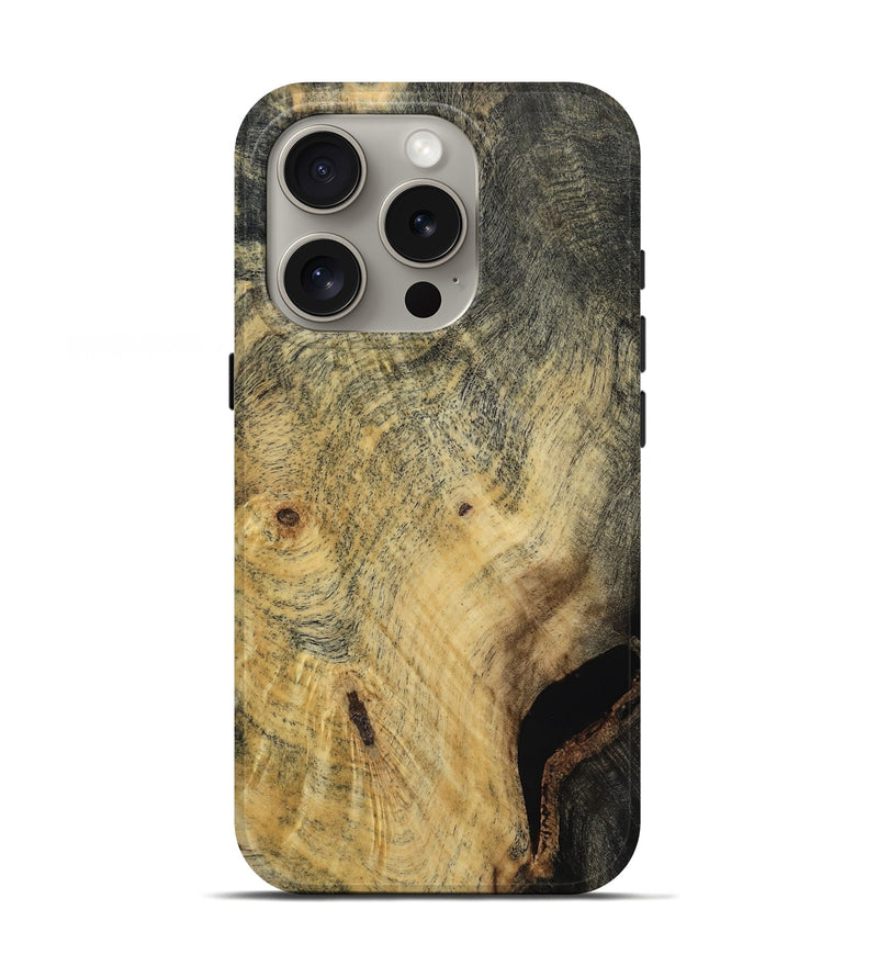 iPhone 16 Pro Wood Live Edge Phone Case - Kyaire (Wood Burl, 817855)