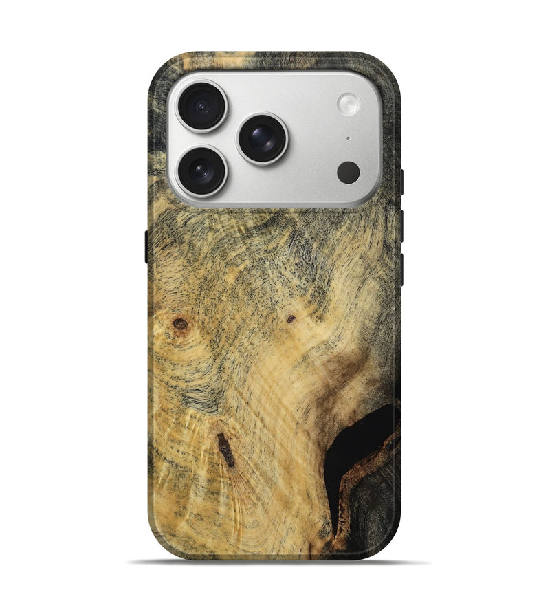 iPhone 17 Pro Wood Live Edge Phone Case - Kyaire (Wood Burl, 817855)