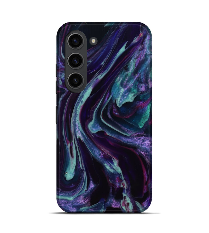 Galaxy S23 ResinArt Live Edge Phone Case - Ainhoa (Purple, 817856)