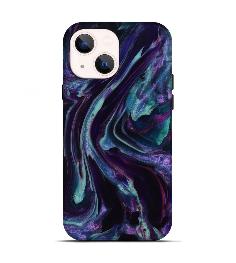 iPhone 13 ResinArt Live Edge Phone Case - Ainhoa (Purple, 817856)