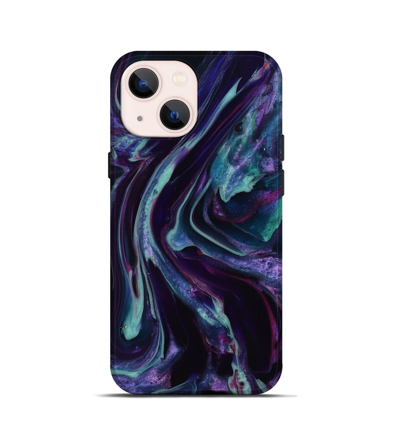 iPhone 13 mini ResinArt Live Edge Phone Case - Ainhoa (Purple, 817856)