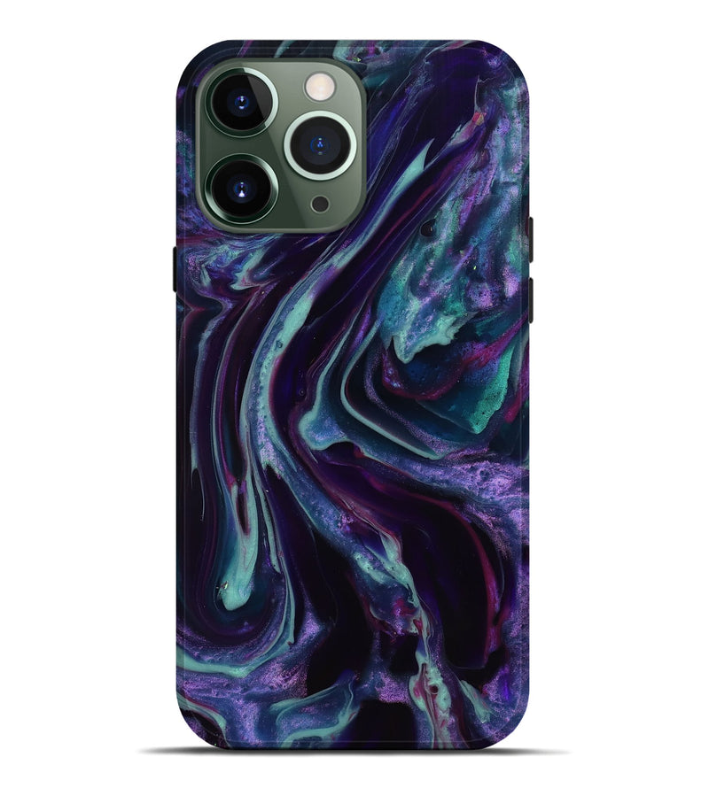 iPhone 13 Pro Max ResinArt Live Edge Phone Case - Ainhoa (Purple, 817856)