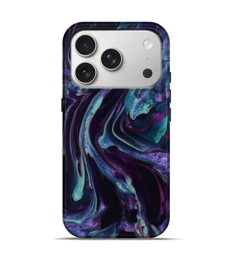 iPhone 17 Pro ResinArt Live Edge Phone Case - Ainhoa (Purple, 817856)