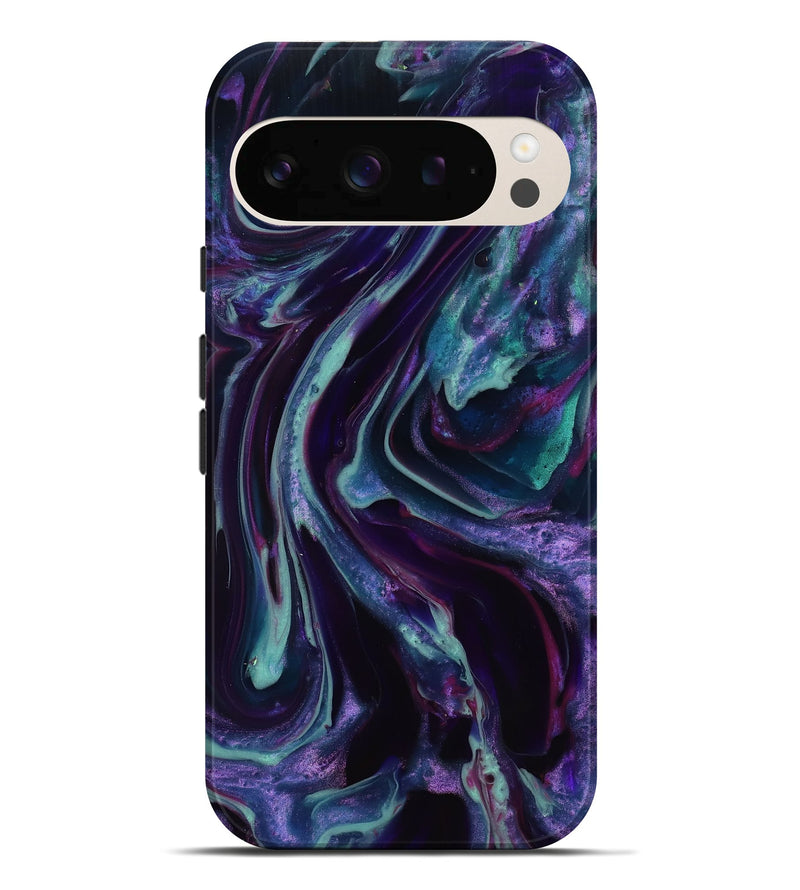 Pixel 10 Pro XL ResinArt Live Edge Phone Case - Ainhoa (Purple, 817856)
