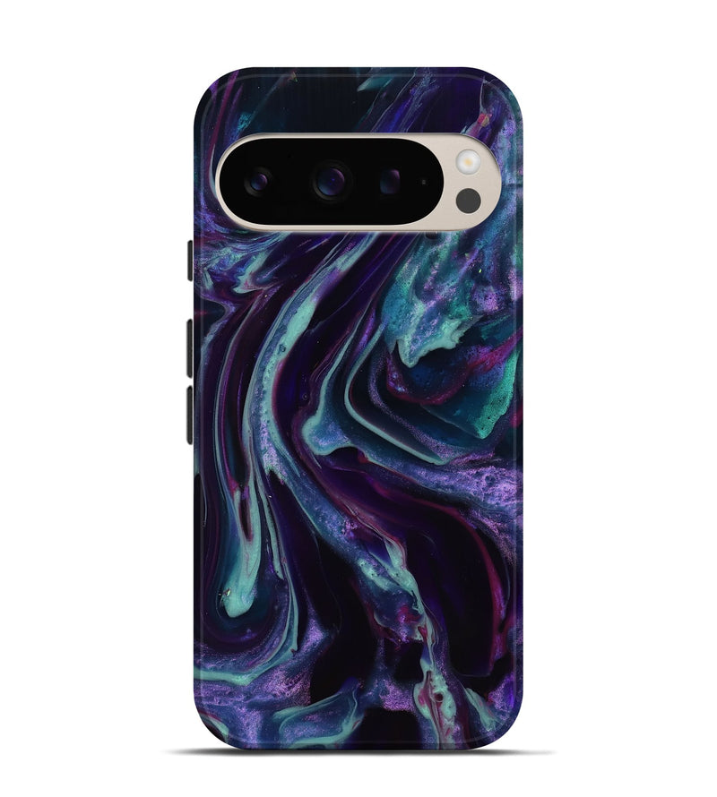 Pixel 9 ResinArt Live Edge Phone Case - Ainhoa (Purple, 817856)