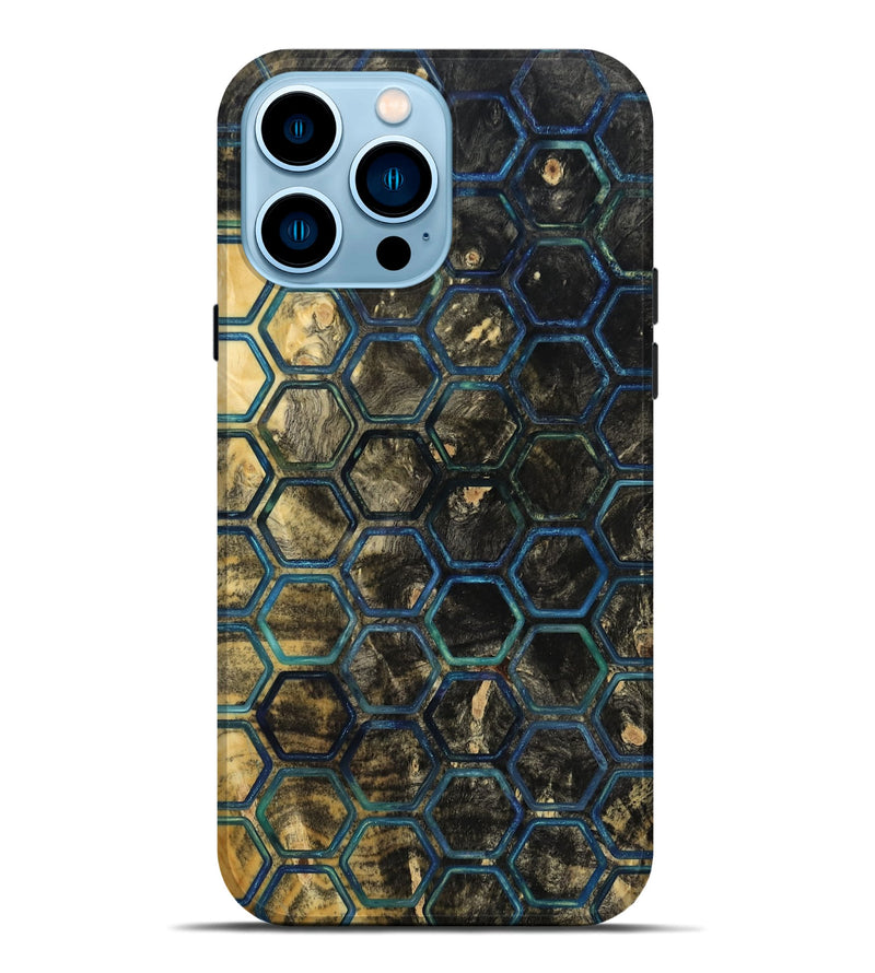 iPhone 14 Pro Max Wood Live Edge Phone Case - Lesa (Pattern, 817857)