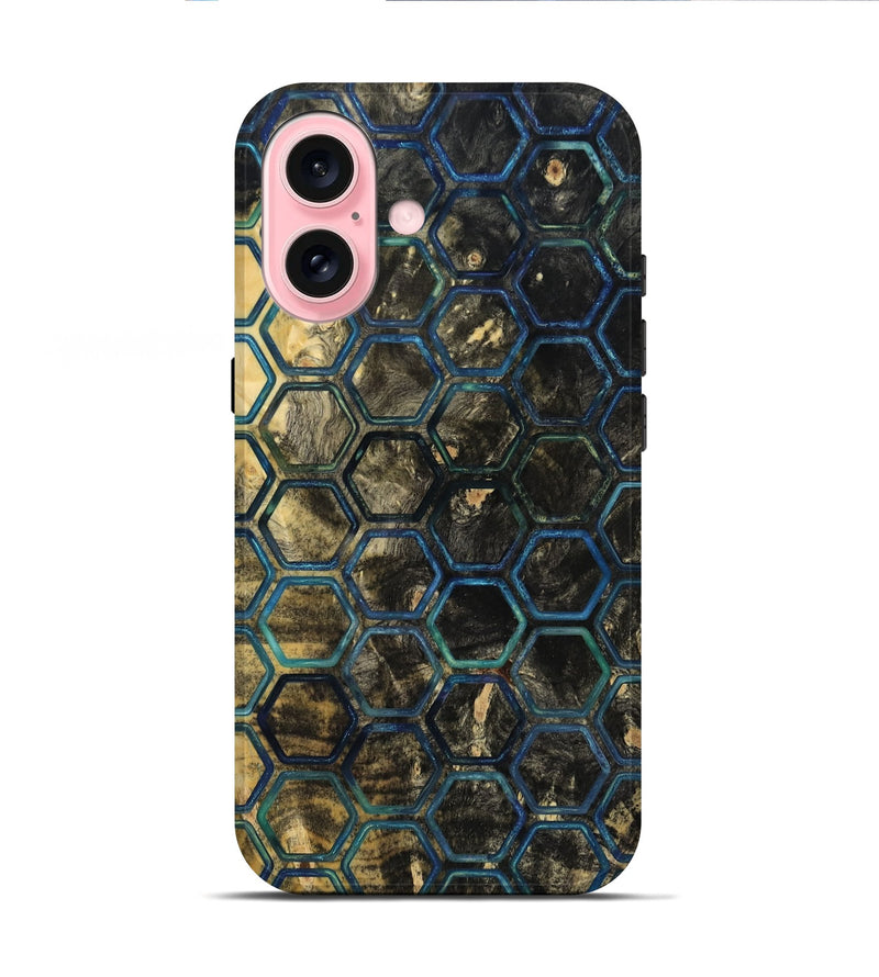 iPhone 16 Wood Live Edge Phone Case - Lesa (Pattern, 817857)