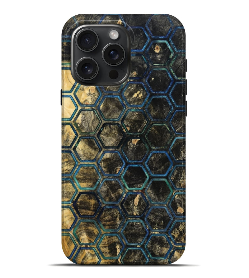 iPhone 16 Pro Max Wood Live Edge Phone Case - Lesa (Pattern, 817857)