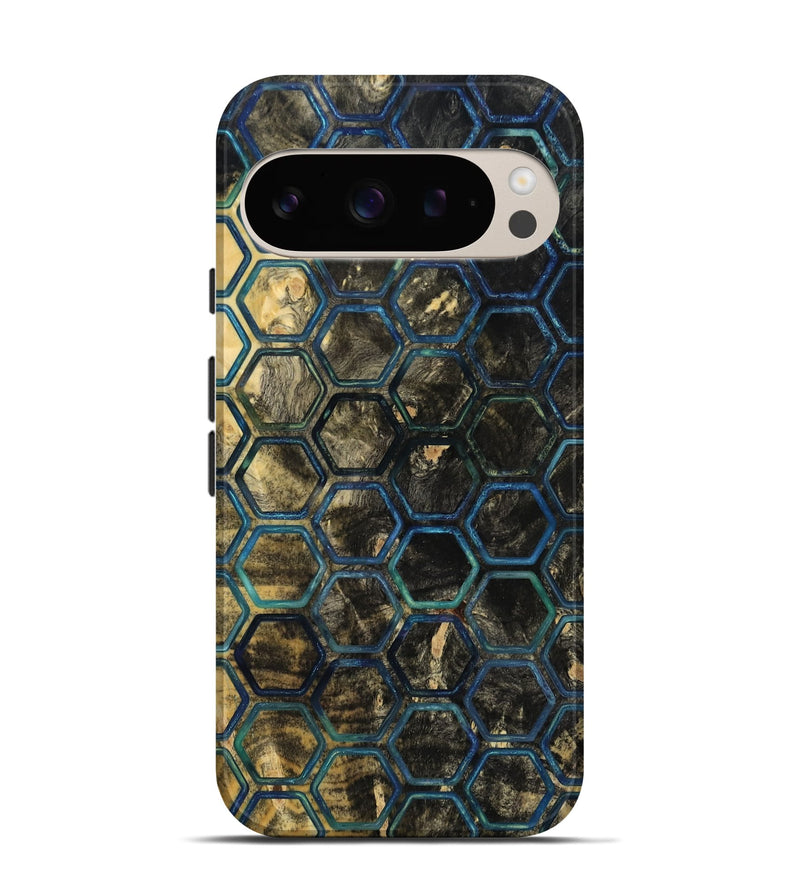 Pixel 9 Pro Wood Live Edge Phone Case - Lesa (Pattern, 817857)