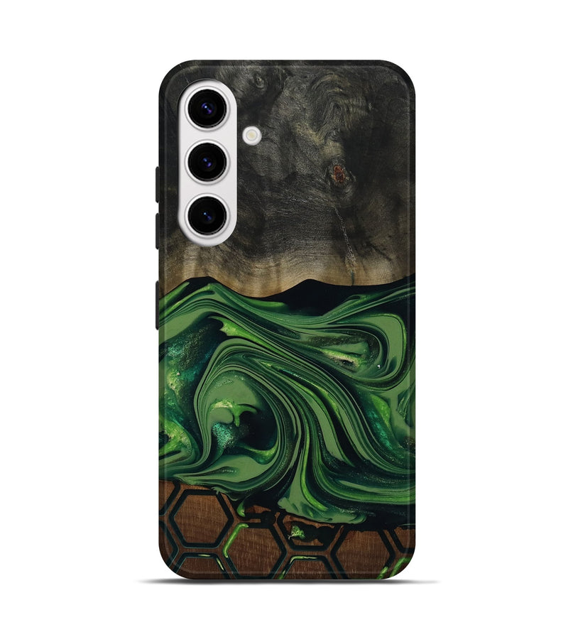 Galaxy S25 Wood Live Edge Phone Case - Nicky (Pattern, 817858)