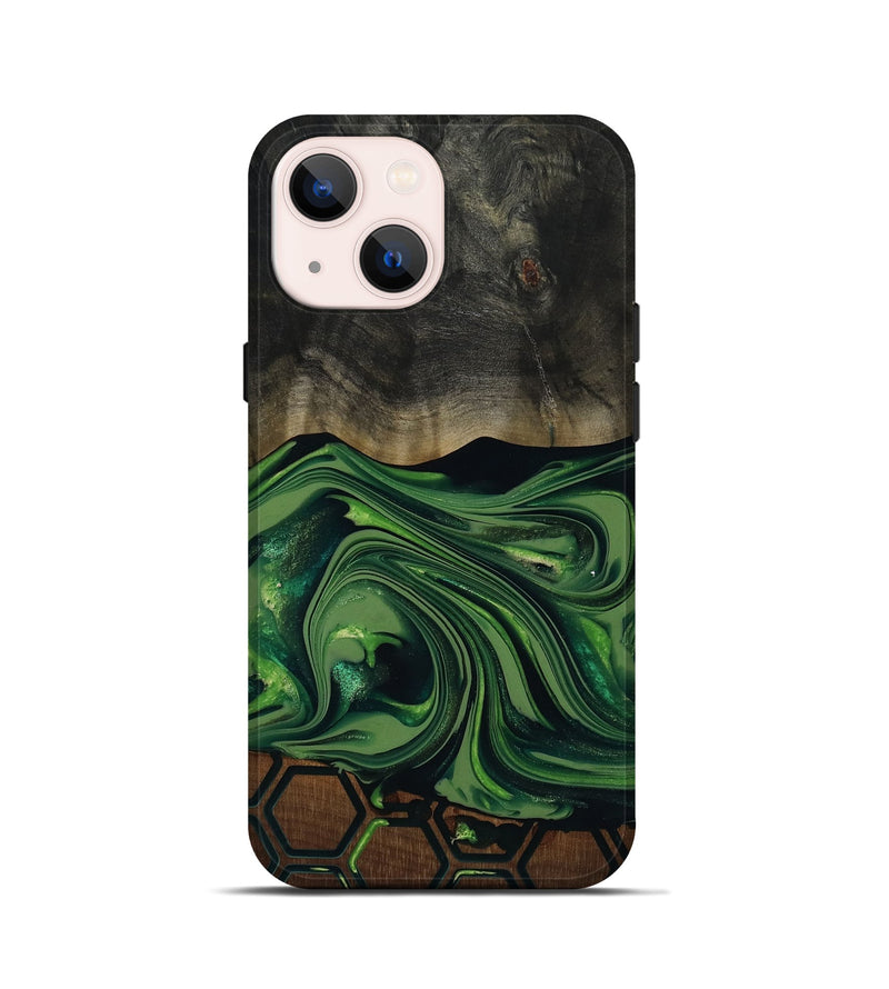 iPhone 13 mini Wood Live Edge Phone Case - Nicky (Pattern, 817858)