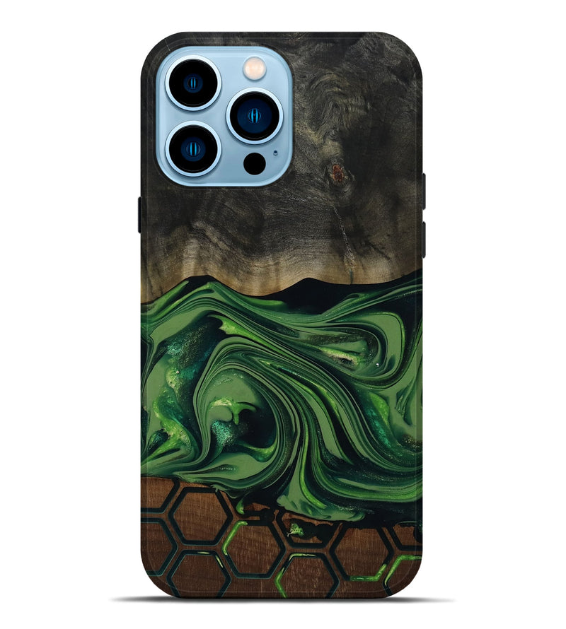 iPhone 14 Pro Max Wood Live Edge Phone Case - Nicky (Pattern, 817858)