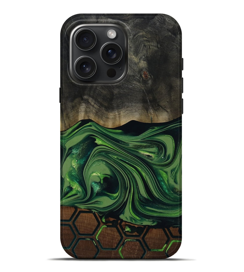 iPhone 16 Pro Max Wood Live Edge Phone Case - Nicky (Pattern, 817858)