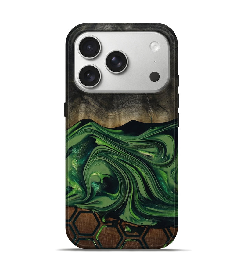 iPhone 17 Pro Wood Live Edge Phone Case - Nicky (Pattern, 817858)
