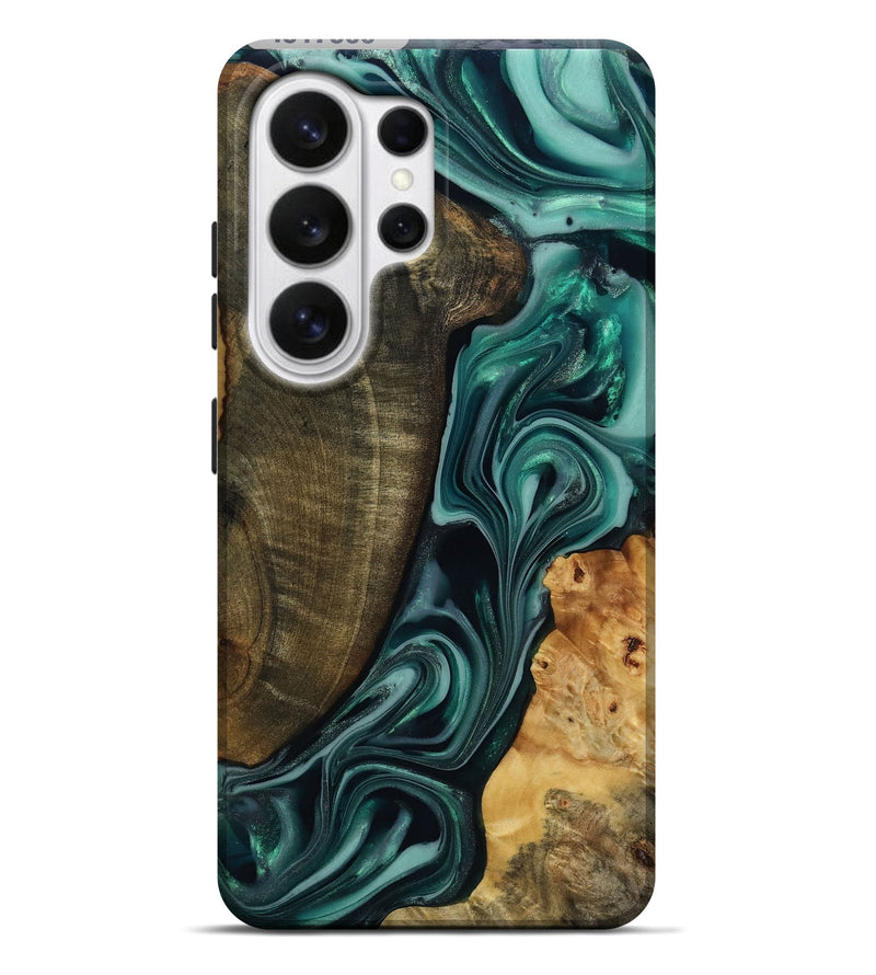 Galaxy S26 Ultra Wood Live Edge Phone Case - Jared (Green, 817860)