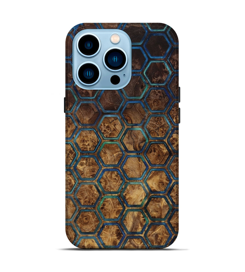 iPhone 14 Pro Wood Live Edge Phone Case - Amaris (Pattern, 817862)