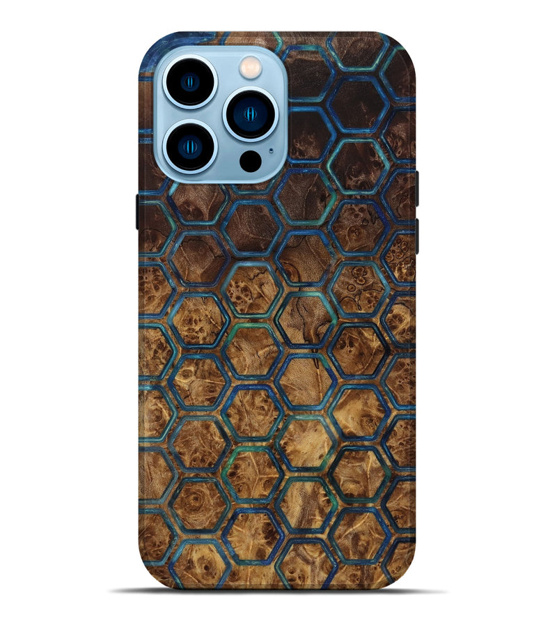 iPhone 14 Pro Max Wood Live Edge Phone Case - Amaris (Pattern, 817862)