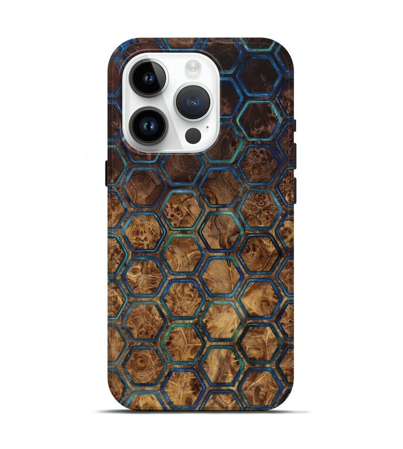 iPhone 15 Pro Wood Live Edge Phone Case - Amaris (Pattern, 817862)