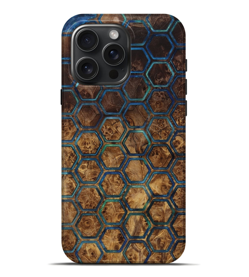 iPhone 16 Pro Max Wood Live Edge Phone Case - Amaris (Pattern, 817862)