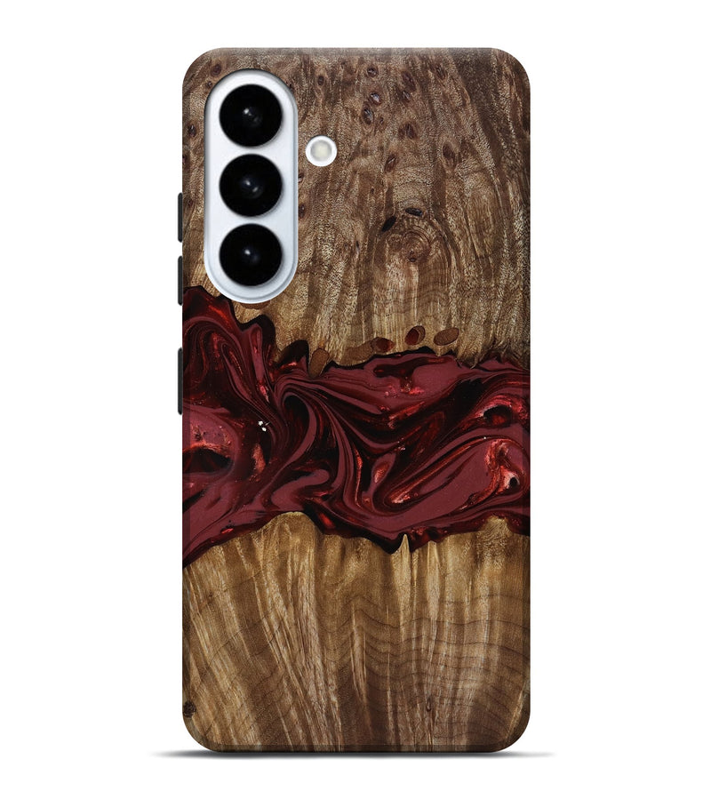 Galaxy S26 Plus Wood Live Edge Phone Case - Tommie (Red, 817864)