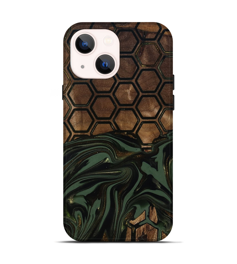 iPhone 14 Wood Live Edge Phone Case - Lular (Pattern, 817866)