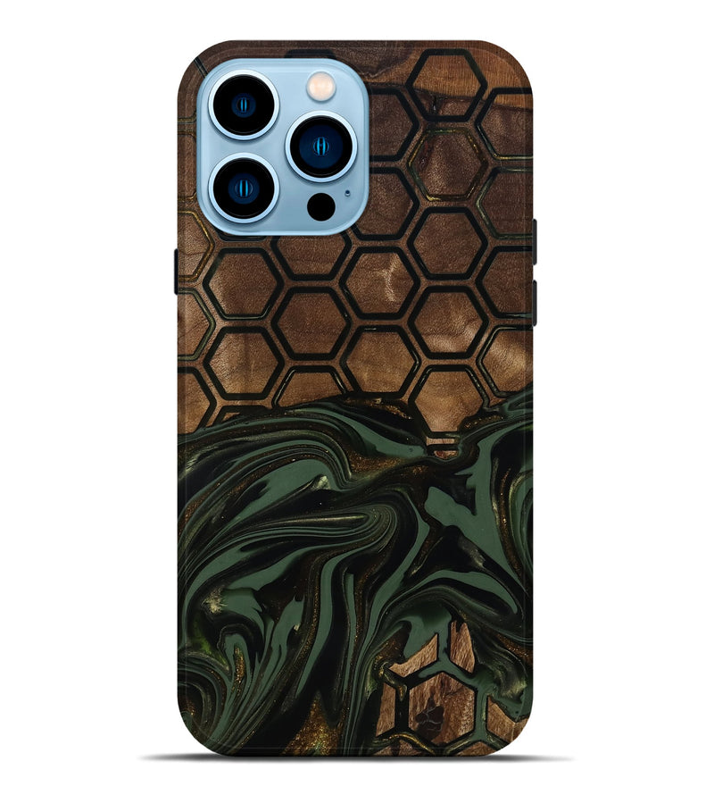 iPhone 14 Pro Max Wood Live Edge Phone Case - Lular (Pattern, 817866)