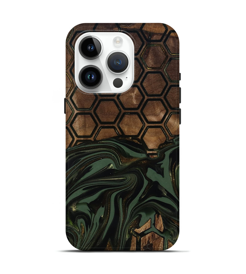 iPhone 15 Pro Wood Live Edge Phone Case - Lular (Pattern, 817866)