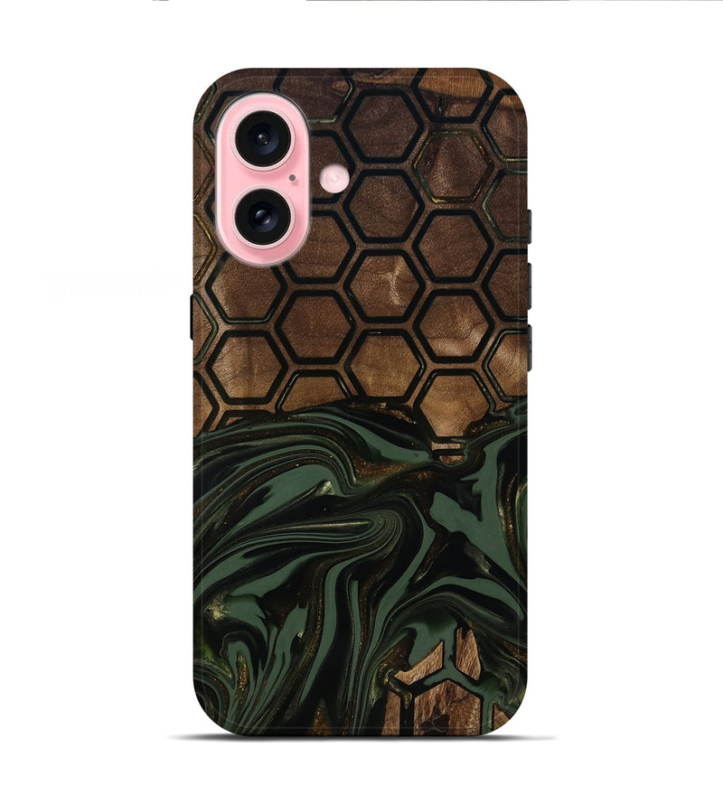 iPhone 16 Wood Live Edge Phone Case - Lular (Pattern, 817866)
