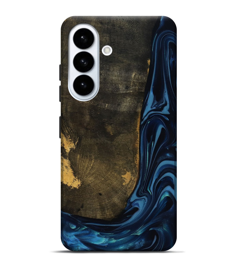 Galaxy S26 Plus Wood Live Edge Phone Case - Lian (Blue, 817867)