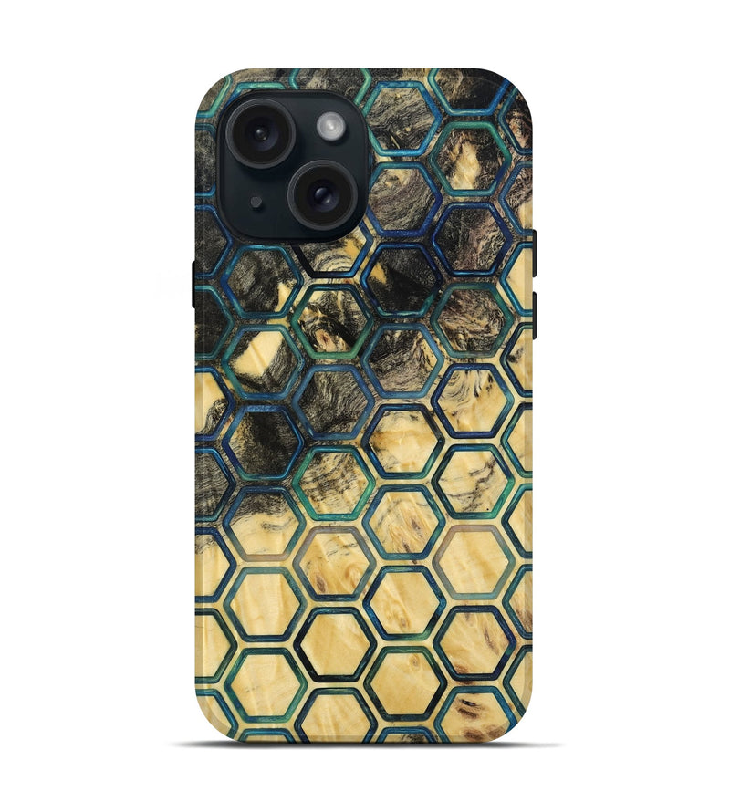 iPhone 15 Wood Live Edge Phone Case - Jill (Pattern, 817869)
