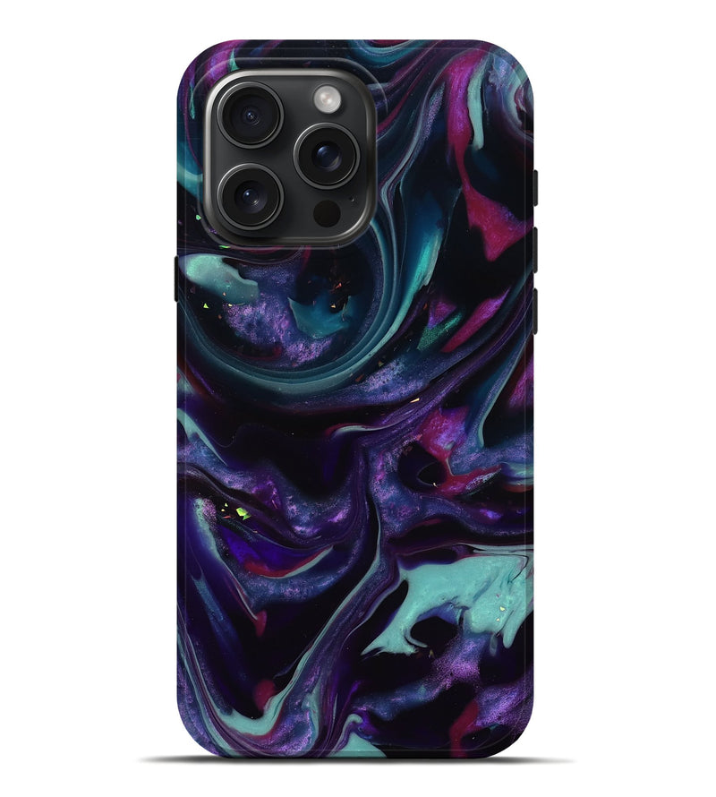 iPhone 16 Pro Max ResinArt Live Edge Phone Case - Daija (Purple, 817870)