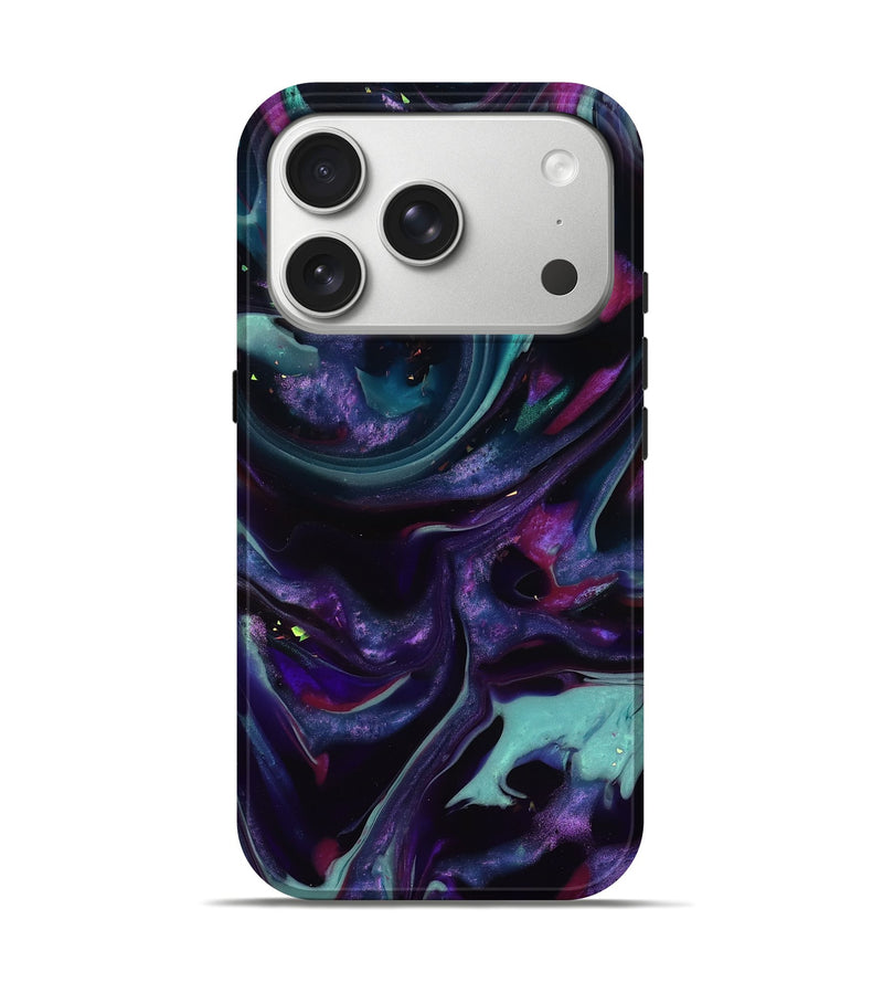 iPhone 17 Pro ResinArt Live Edge Phone Case - Daija (Purple, 817870)
