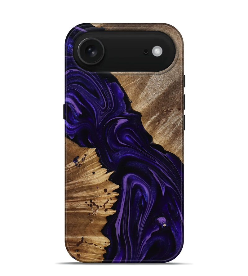 iPhone 17 Air Wood Live Edge Phone Case - Nevaeh (Purple, 817876)