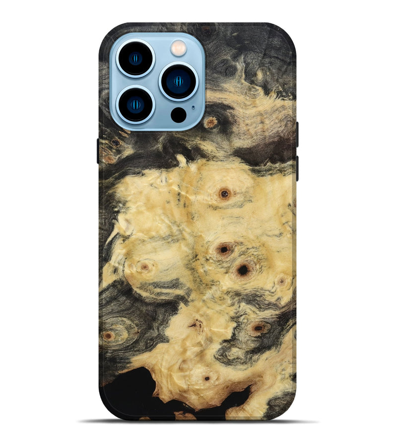 iPhone 14 Pro Max Wood Live Edge Phone Case - Candida (Wood Burl, 817877)