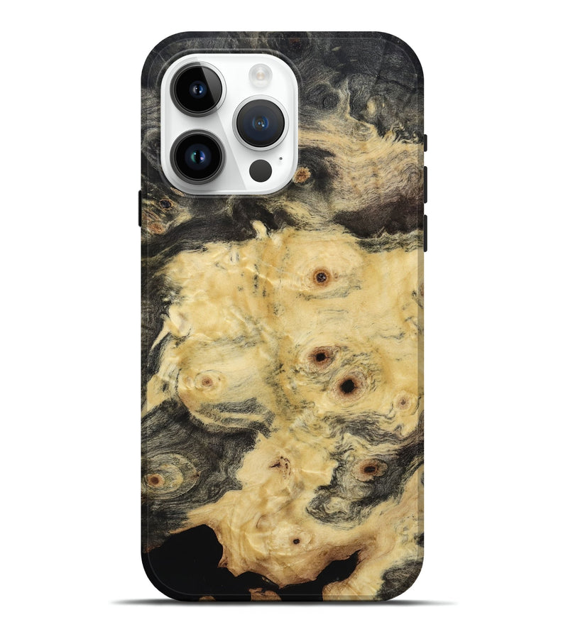 iPhone 15 Pro Max Wood Live Edge Phone Case - Candida (Wood Burl, 817877)