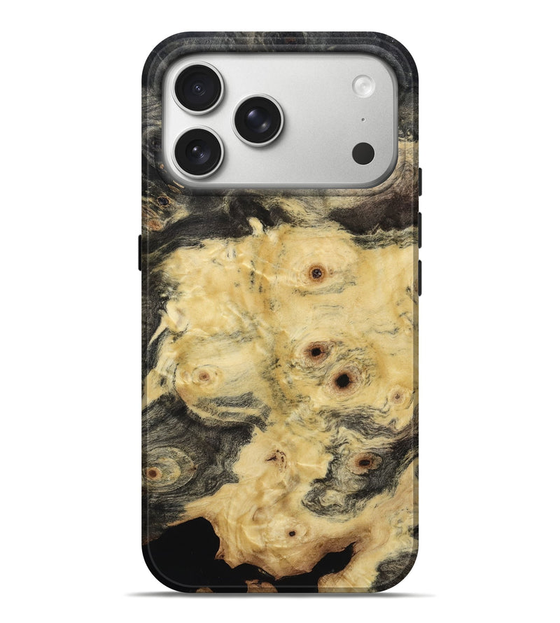 iPhone 17 Pro Max Wood Live Edge Phone Case - Candida (Wood Burl, 817877)