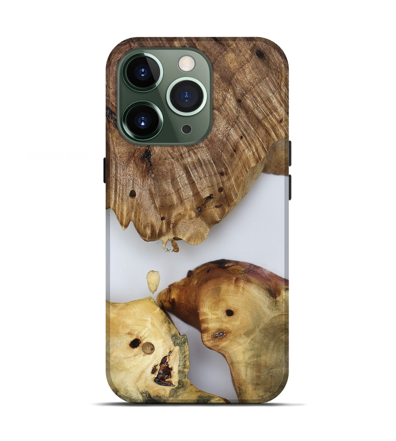 iPhone 13 Pro Wood Live Edge Phone Case - Candace (Clear, 817880)