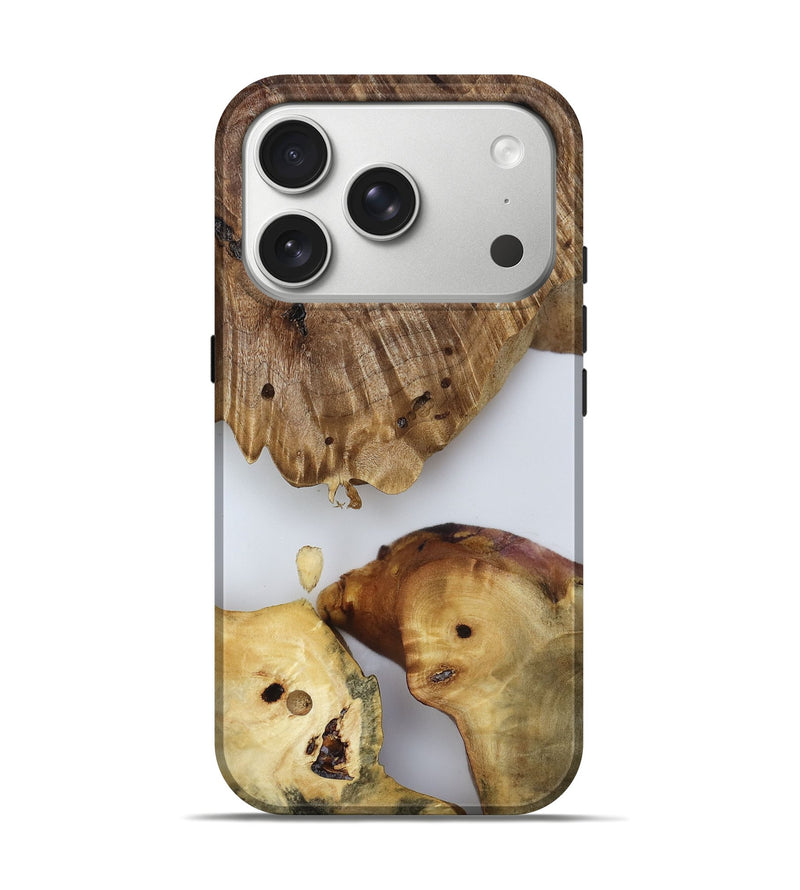 iPhone 17 Pro Wood Live Edge Phone Case - Candace (Clear, 817880)