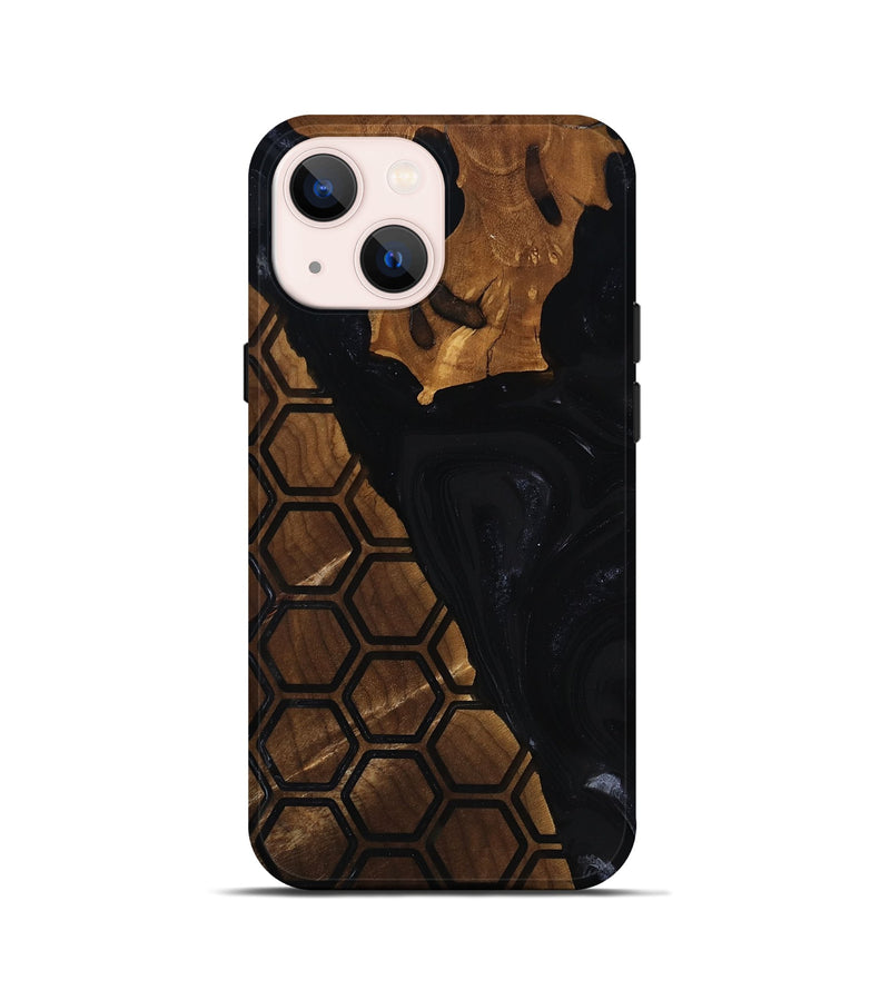 iPhone 13 mini Wood Live Edge Phone Case - Karis (Pattern, 817884)