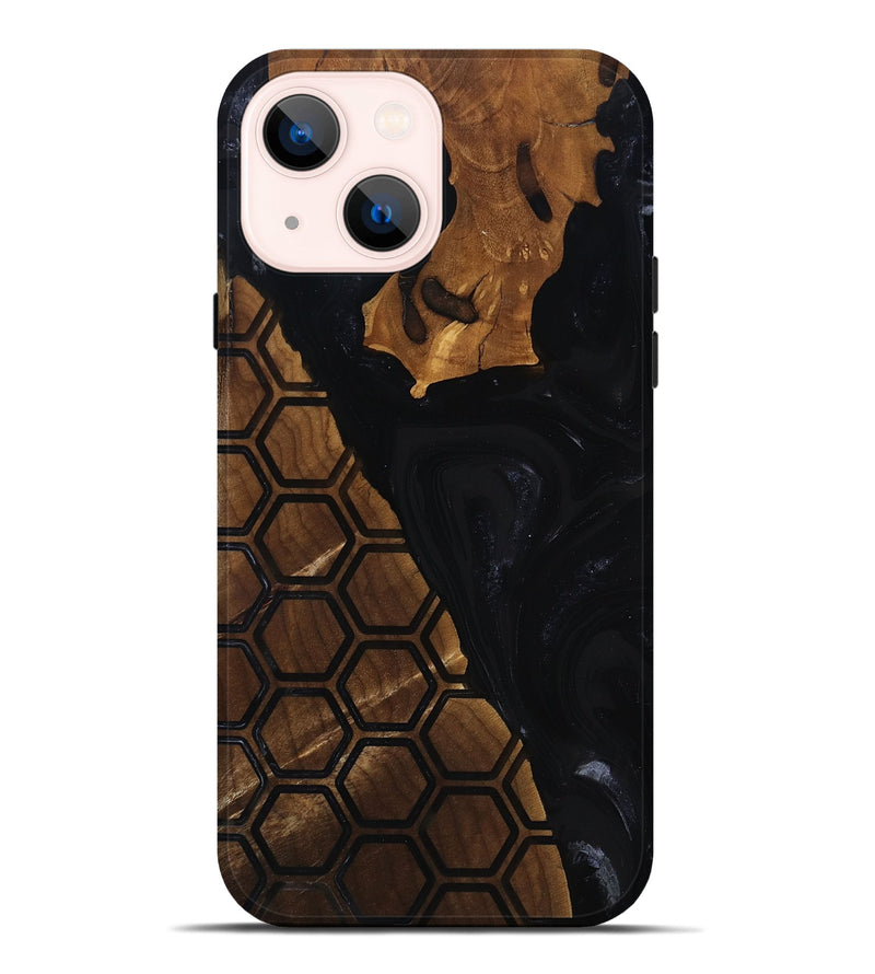 iPhone 14 Plus Wood Live Edge Phone Case - Karis (Pattern, 817884)