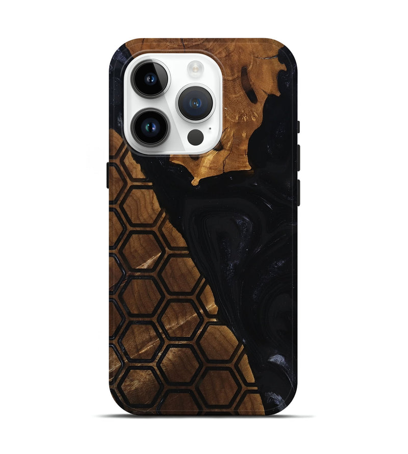 iPhone 15 Pro Wood Live Edge Phone Case - Karis (Pattern, 817884)