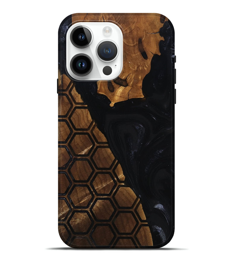 iPhone 15 Pro Max Wood Live Edge Phone Case - Karis (Pattern, 817884)