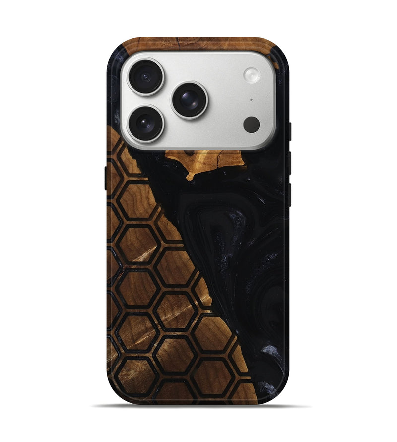 iPhone 17 Pro Wood Live Edge Phone Case - Karis (Pattern, 817884)