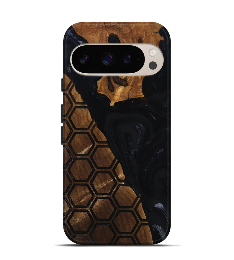Pixel 9 Wood Live Edge Phone Case - Karis (Pattern, 817884)