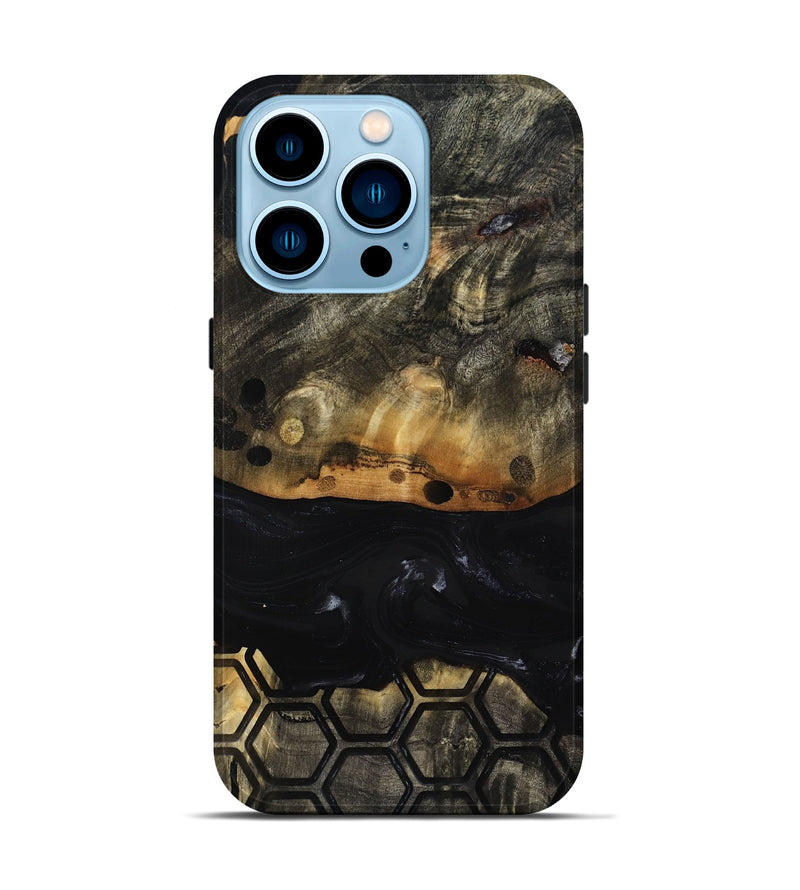 iPhone 14 Pro Wood Live Edge Phone Case - Dewey (Pattern, 817885)
