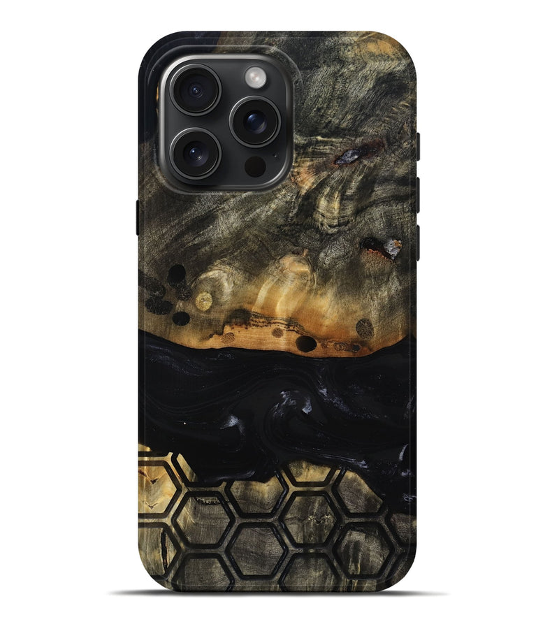 iPhone 16 Pro Max Wood Live Edge Phone Case - Dewey (Pattern, 817885)