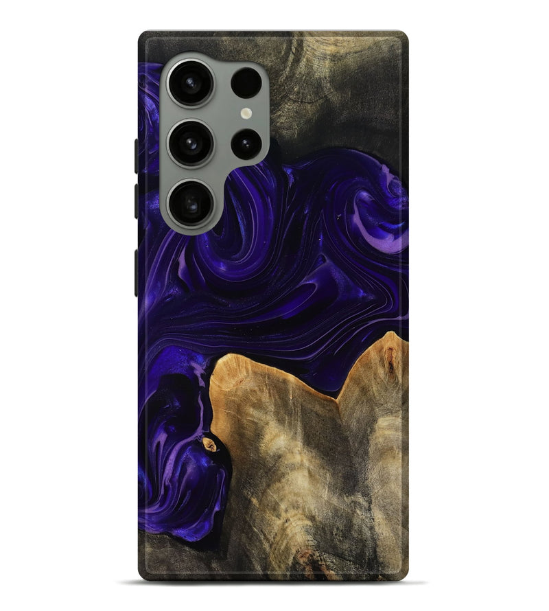 Galaxy S24 Ultra Wood Live Edge Phone Case - Rosia (Purple, 817889)